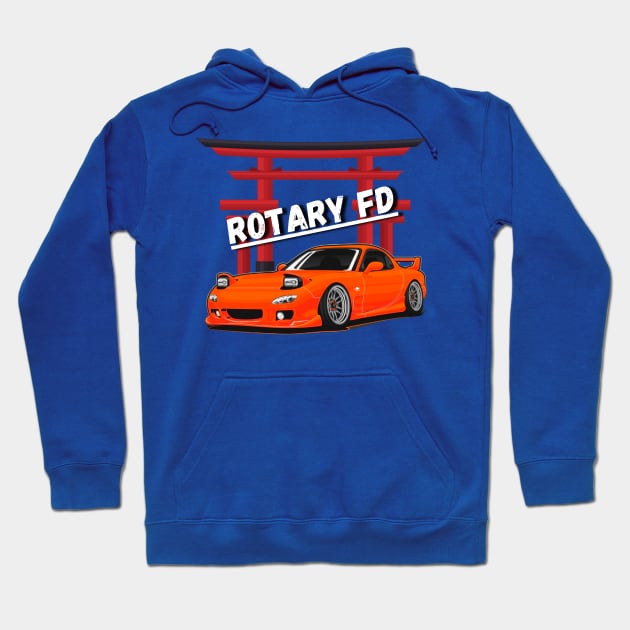 Rotary FD Hoodie by MOTOSHIFT